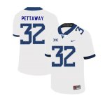 Men's West Virginia Mountaineers NCAA #32 Martell Pettaway White Authentic Nike 2019 Stitched College Football Jersey VQ15F73QN